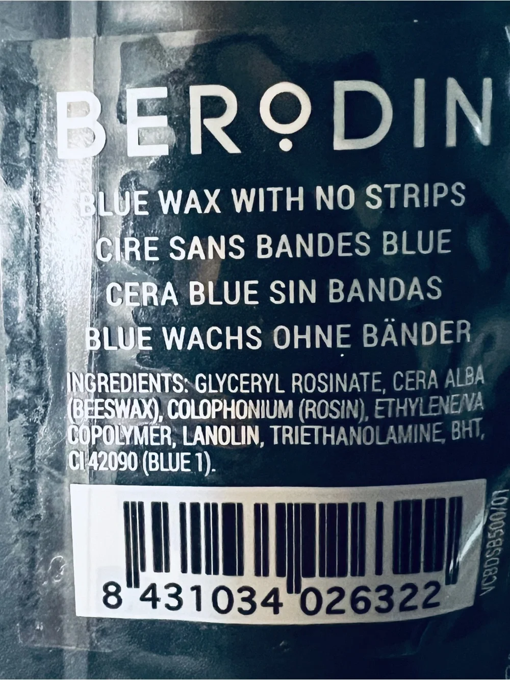 Blue No-Strip Wax Beans for Women